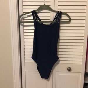 Jolts Navy Ryker Swimsuit (Can be a bodysuit!!)
